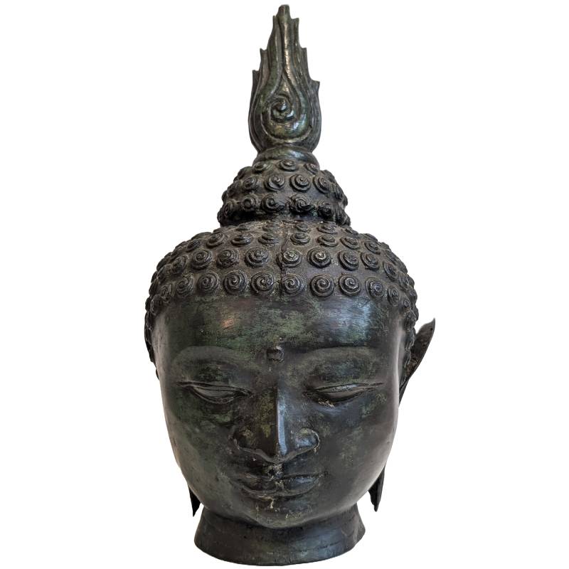 Antiker thailändischer Buddha-Kopf