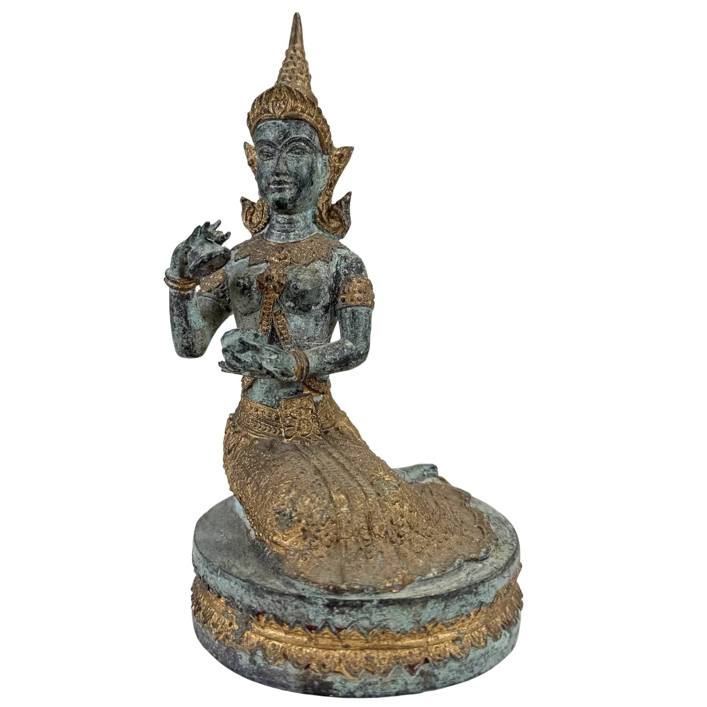 Thaise bronzen dansers en muzikanten decoratie
