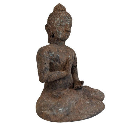 Hand position on the 17th–18th-century seated Buddha