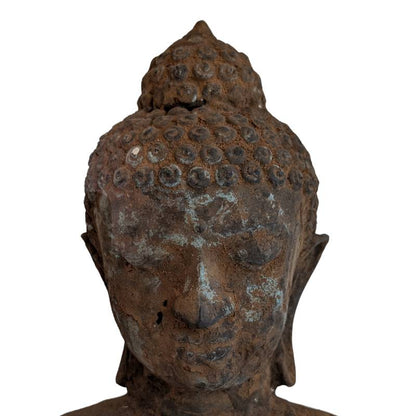 Antique bronze Buddha from Burma