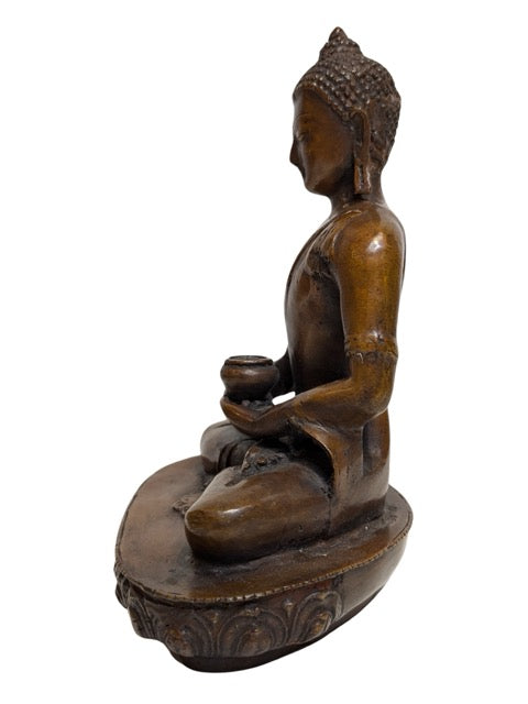 Bronze Buddha in the gesture of meditation