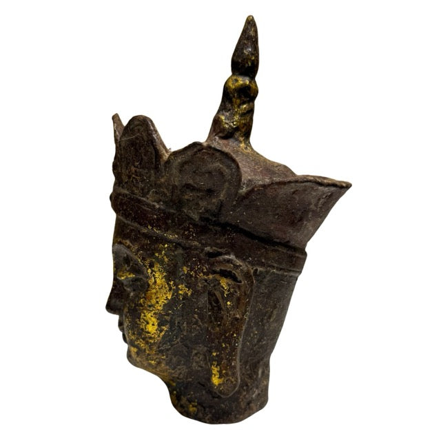 Larger Ksitigarbha head measuring 20 cm high
