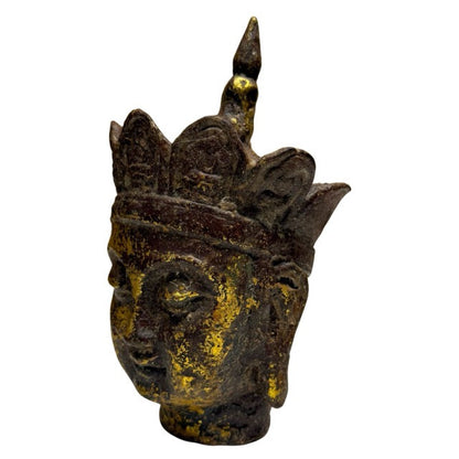 Smaller Ksitigarbha head measuring 17 cm high