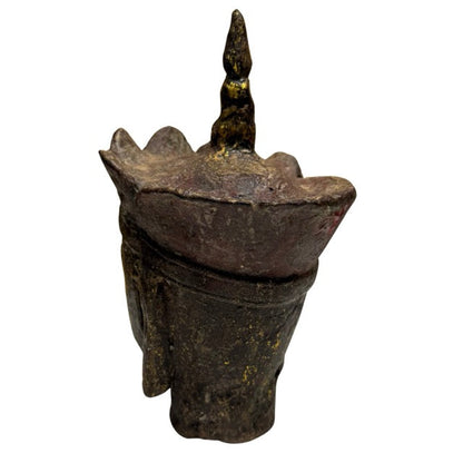 Rear construction of one Ksitigarbha head fragment