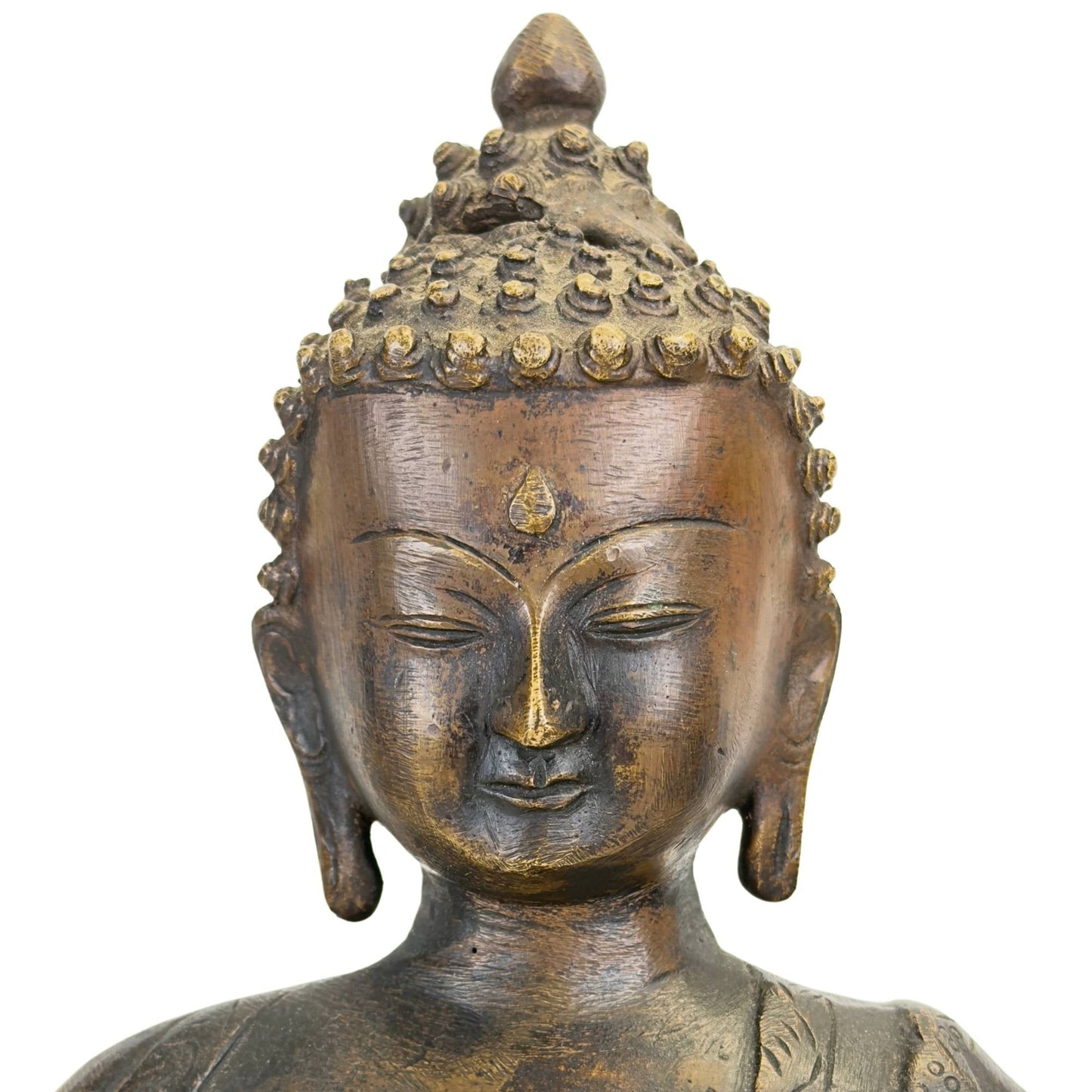 Antique Himalayan Shakyamuni Buddha attributed to Ladakh, study view 10