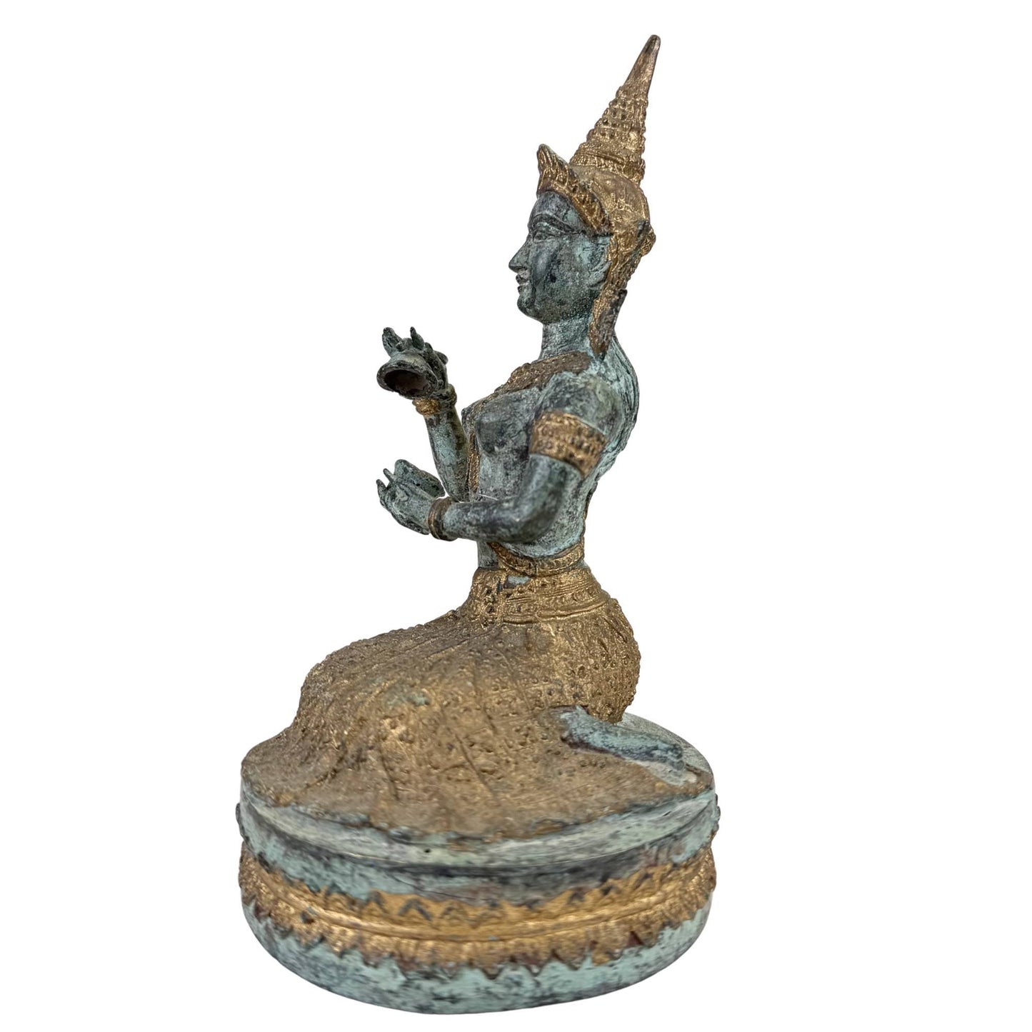 Traditionele Thaise bronzen muzikanten beelden
