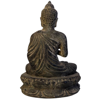 Bronze Buddha in Bhumisparsha Mudra with missing left hand