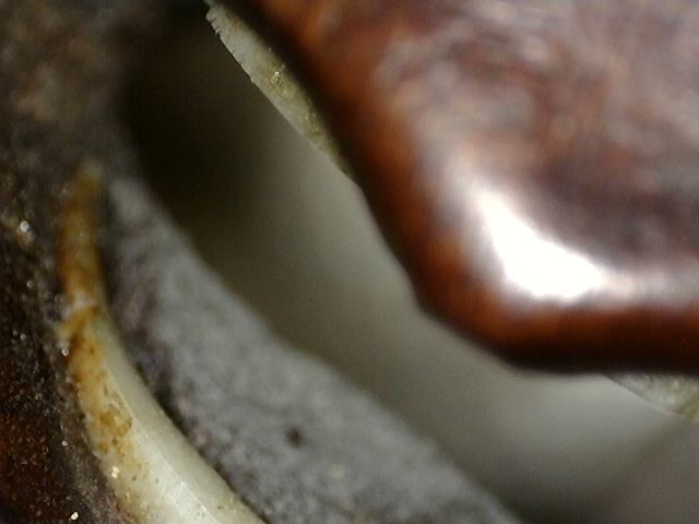 Natural patina on the Chinese wooden Guanyin mask head