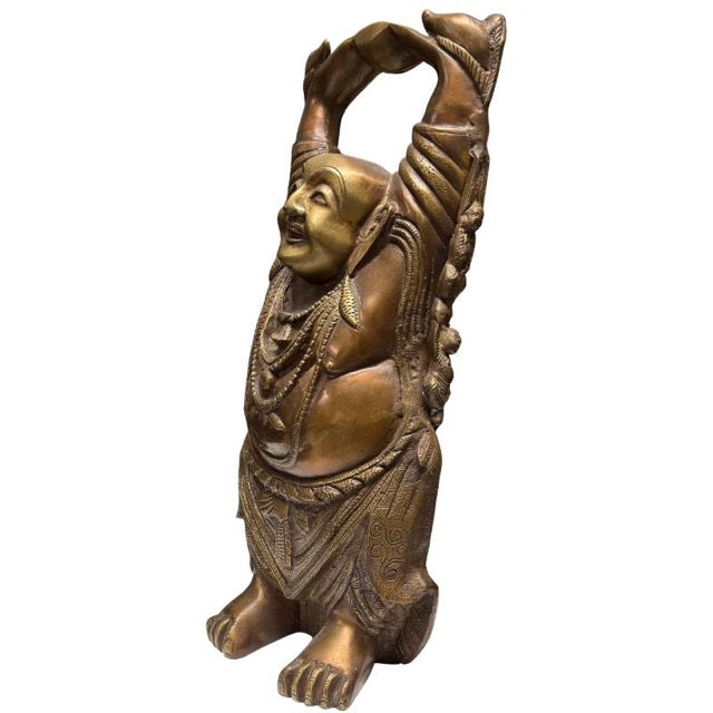 Geaudit Chinees bronzen Budai specimen door 1stBuddha Research Unit.