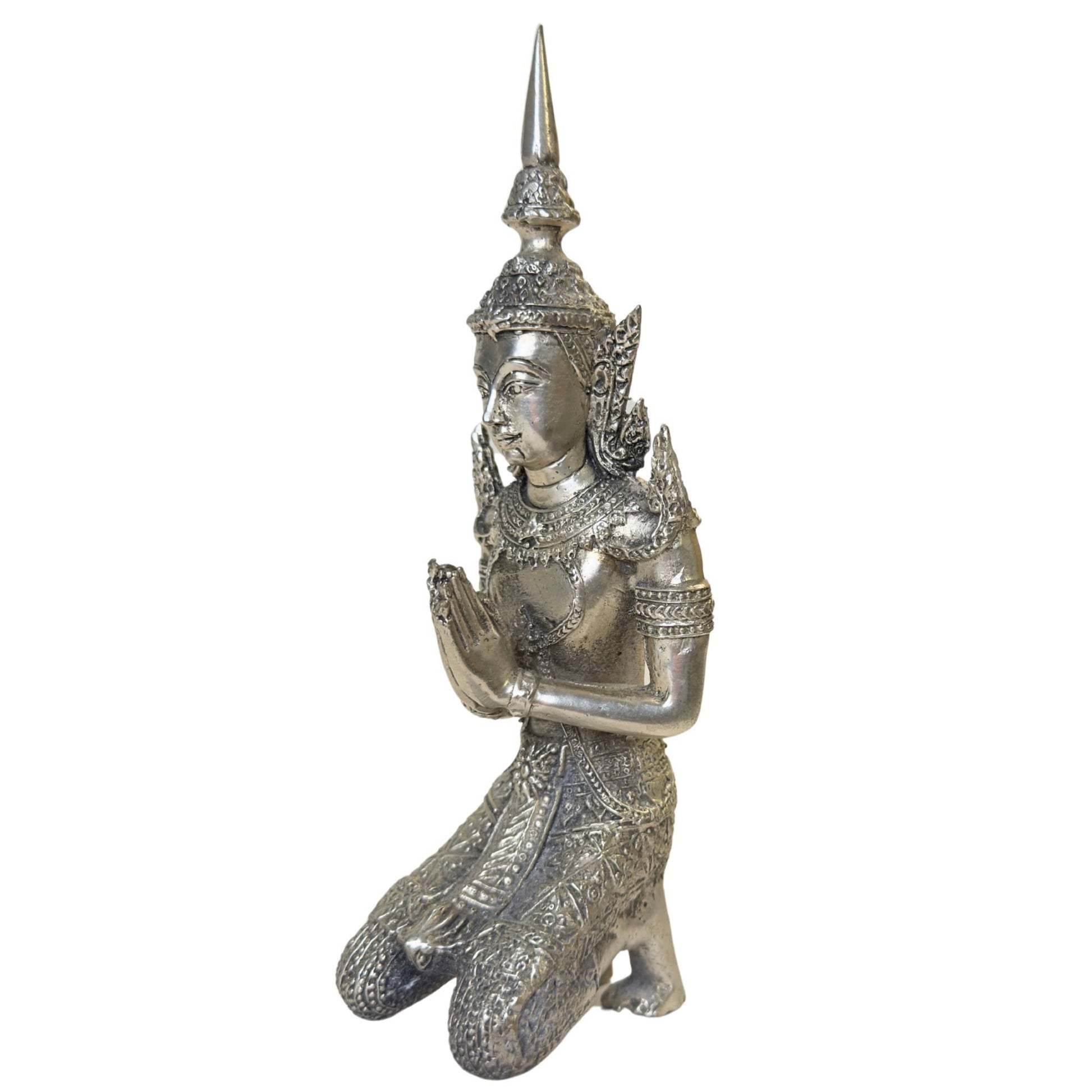 Exclusieve verzilverde Thepanom engelen uit de 1stBuddha collectie.
