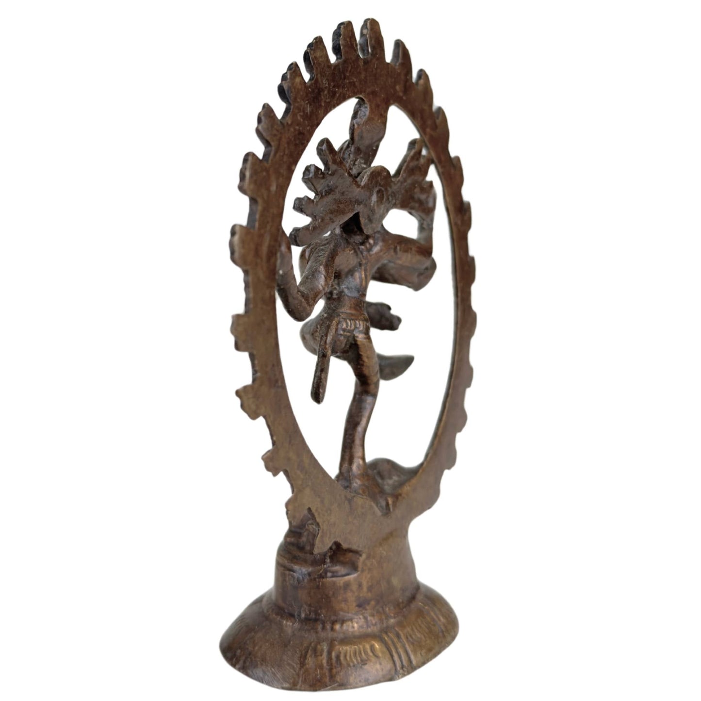 Let op 3x Shiva Nataraja Beelden – India – Kosmische Dans uitgevoerd in Brons.