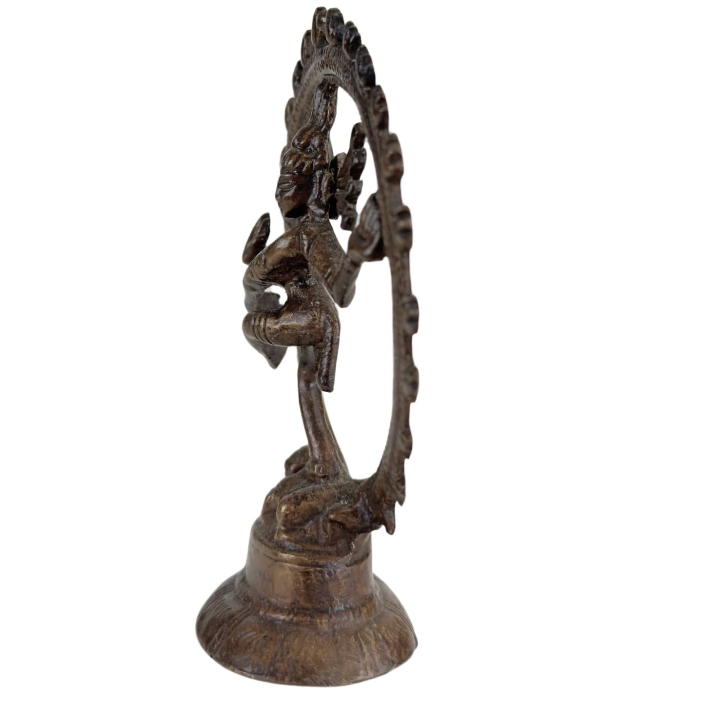 Let op 3x Shiva Nataraja Beelden – India – Kosmische Dans uitgevoerd in Brons.