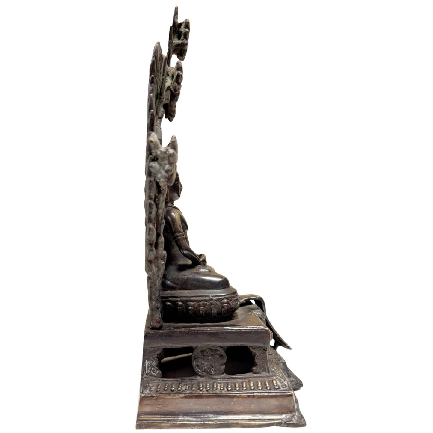Museumwaardig Antiek Himalayabrons (Koninkrijk Mustang / Lo), 15e–17e Eeuw