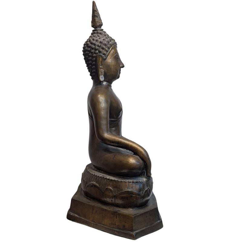 19e-eeuws bronzen Boeddhabeeld

