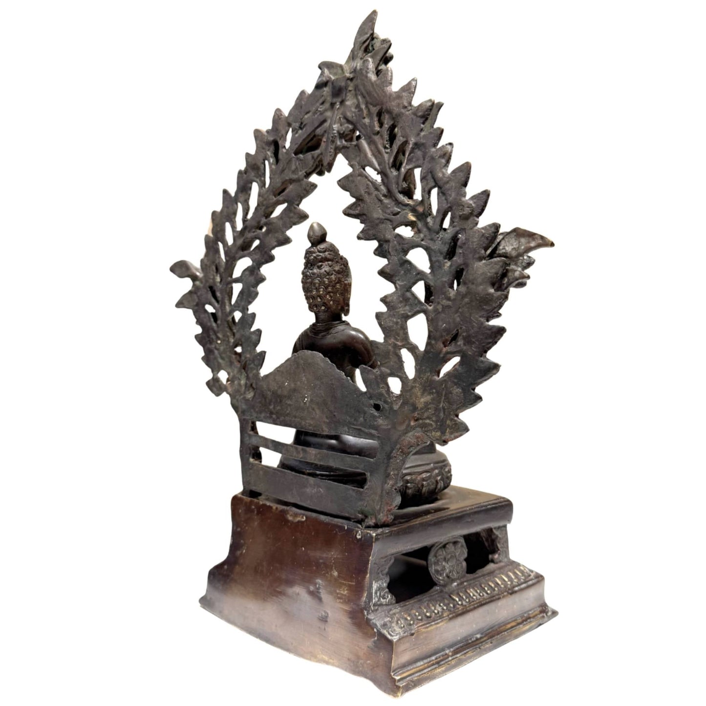 Historisch bronzen beeld uit Mustang
