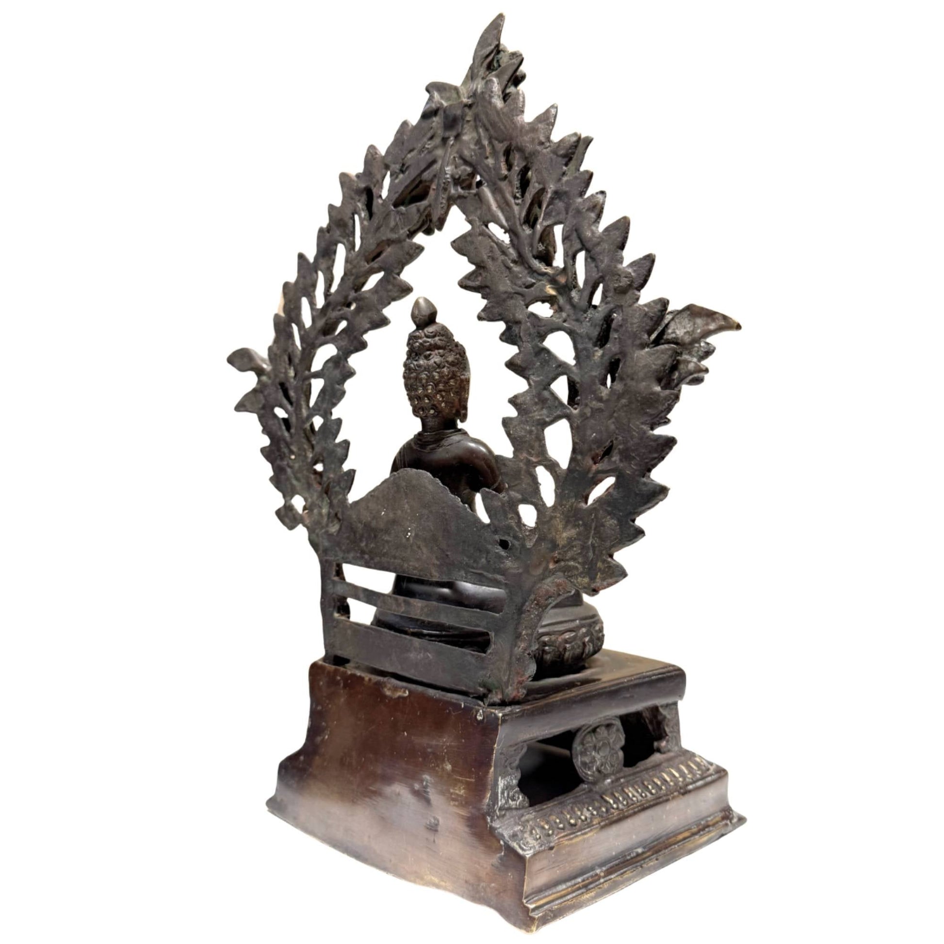 Historisch bronzen beeld uit Mustang
