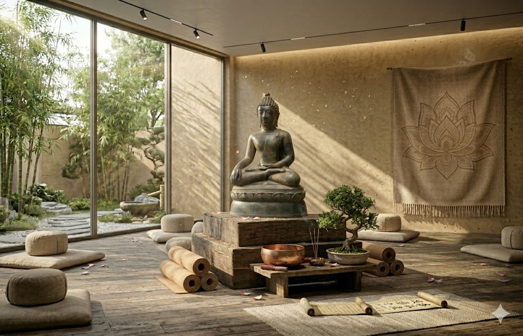XXL Groot Bronzen Boeddha Beeld – Thai Sukhothai Stijl – Zwaar Brons – 70 cm hoog