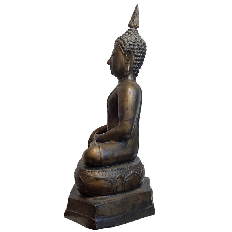 Historisch bronzen Boeddha kunstwerk
