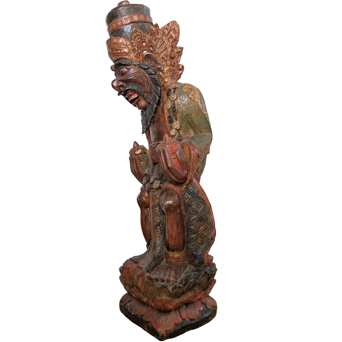 Decoratief Rishi beeld van hout
