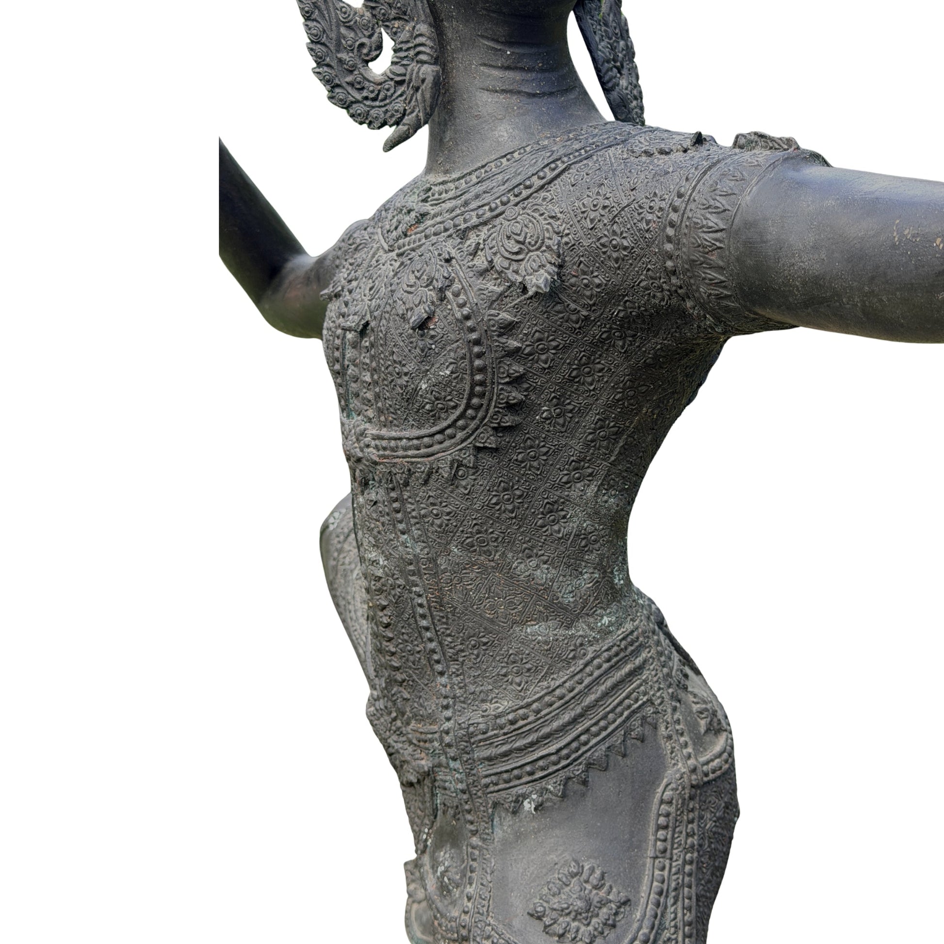 Monumentaal Rama beeld Thailand – achter- en zijaanzicht