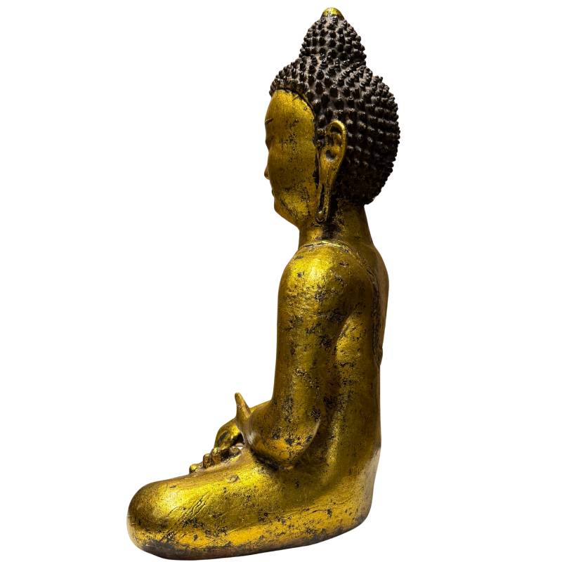 Bhumisparsha Mudra ijzeren beeld verlichting symbool