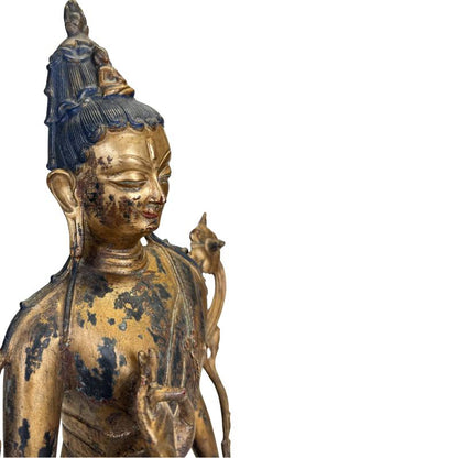 Tibetaanse stijl Bodhisattva goudkleurig brons
