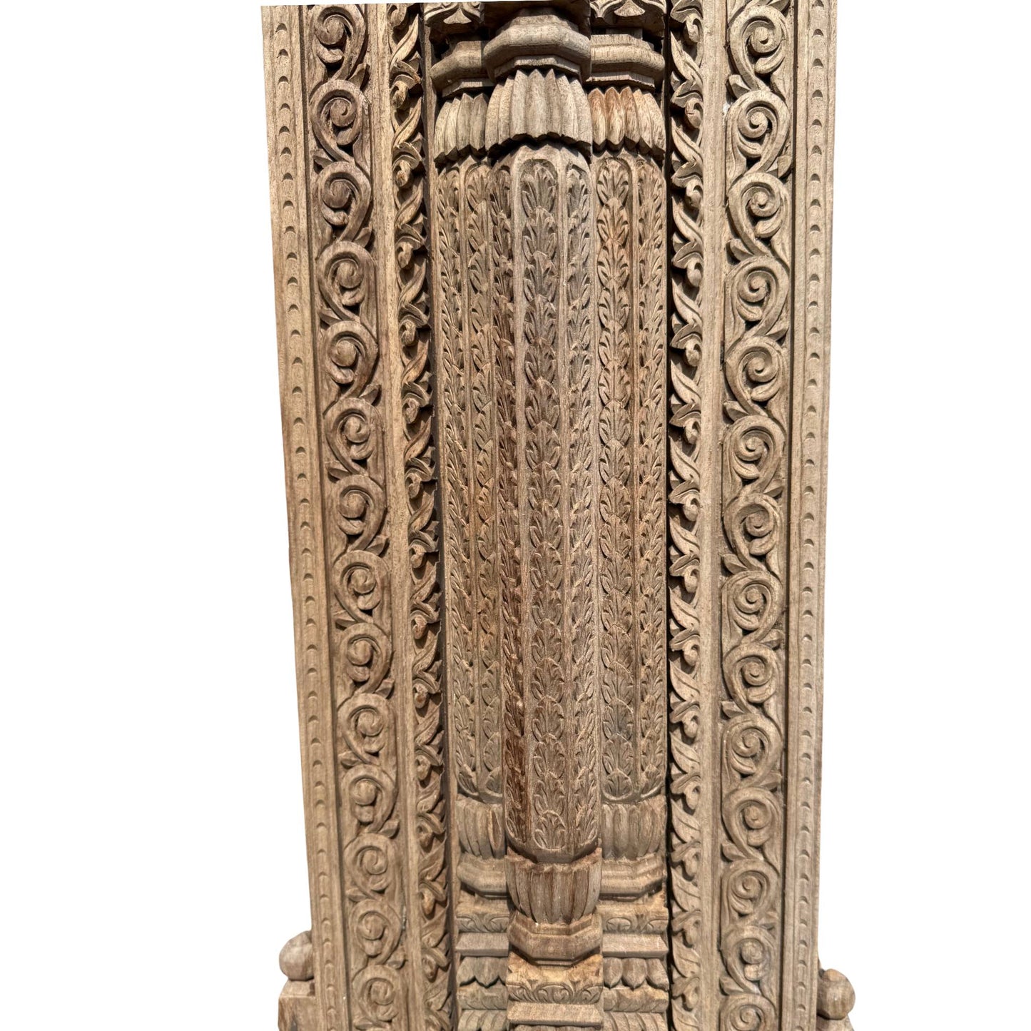 Traditionele Newari restauratie teakhout vensterframe Kathmandu