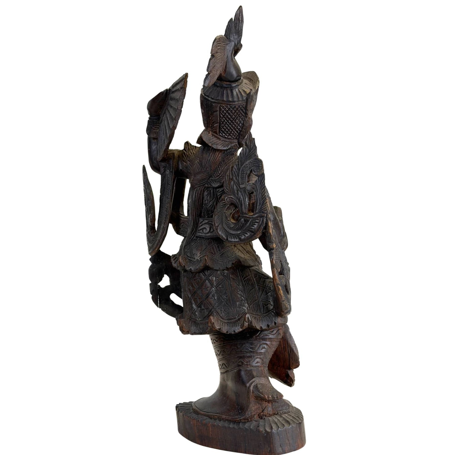 Antiek mythologisch Kinnari beeld uit Myanmar