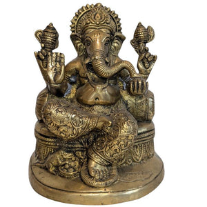 Antieke bronzen Ganesha – handgemaakt Lot 112