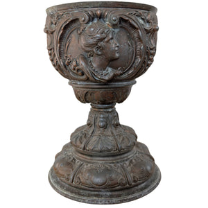 Antieke Franse Bronzen Urn met Medaillons - Neoclassicistisch - ca. 1880