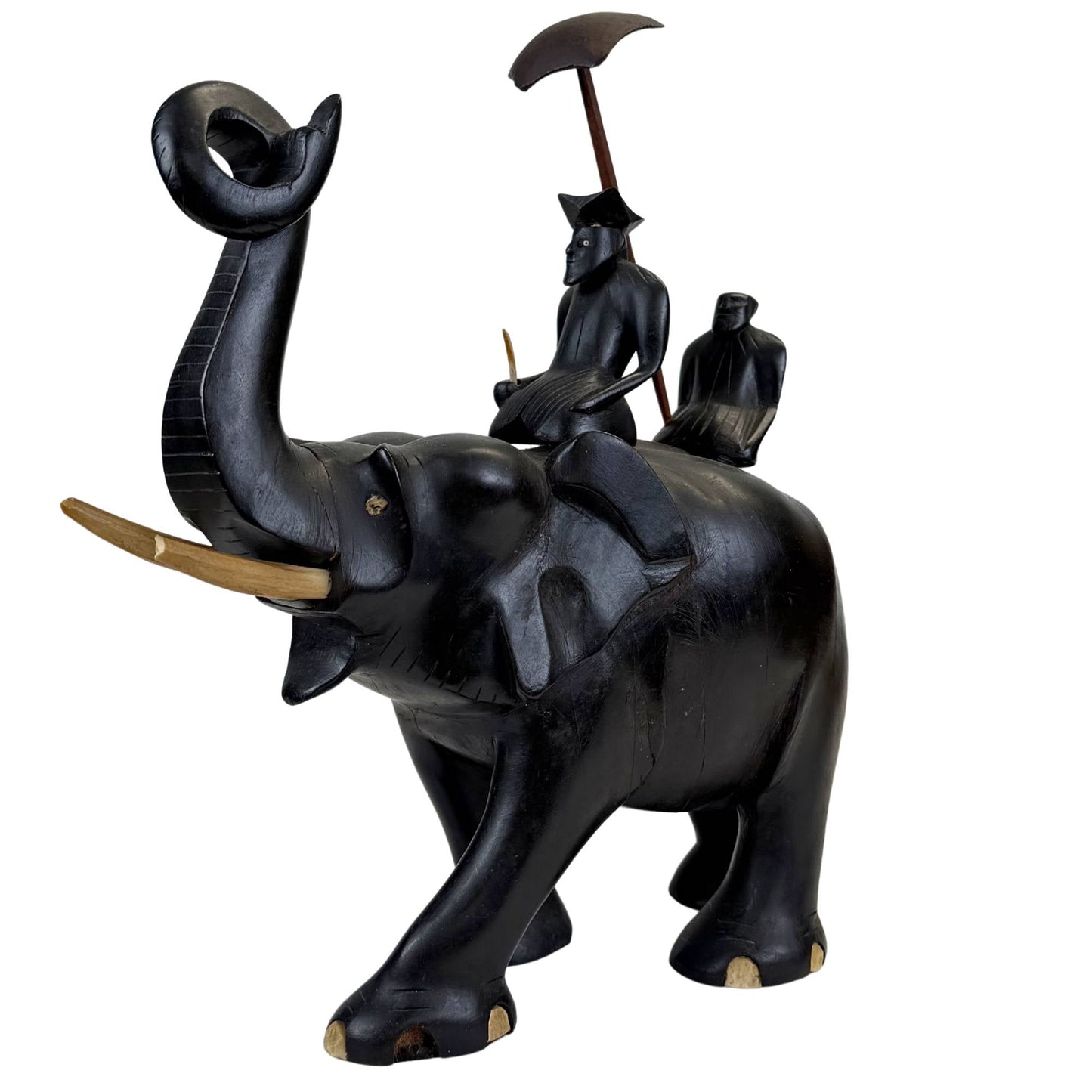 antieke sculptuur olifant oog osseen detail