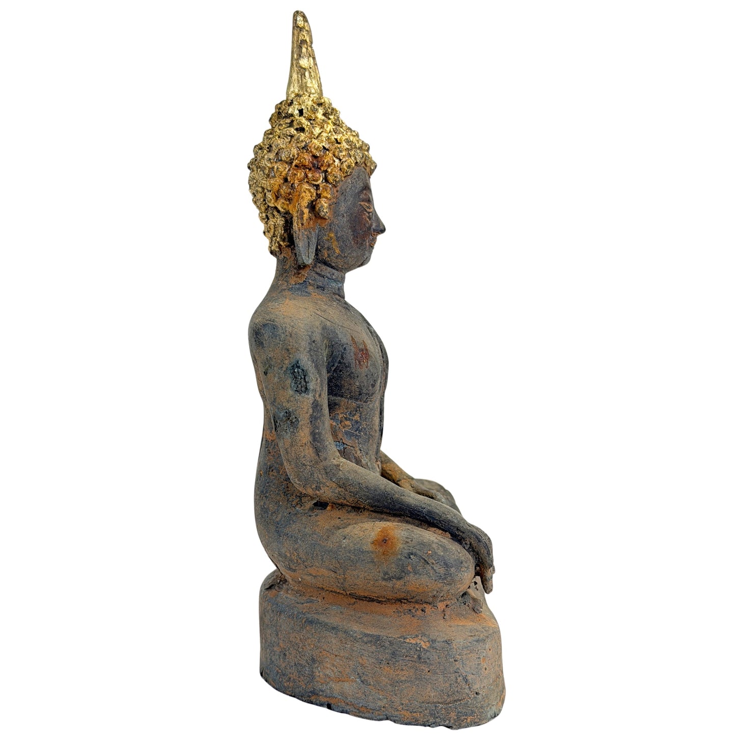 Thai Ayutthaya-period Buddha cast in bronze, catalogue view 07