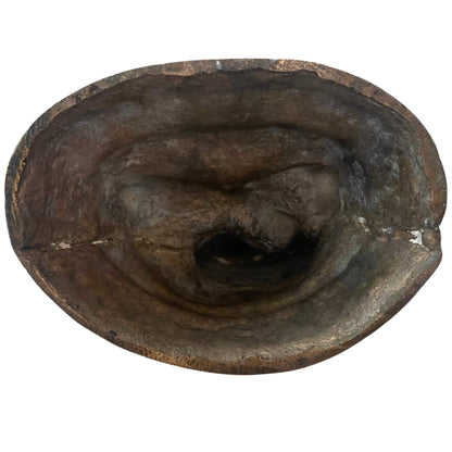Antique Burmese Gilt Bronze Buddha – 16.5 cm – close view of the upper section