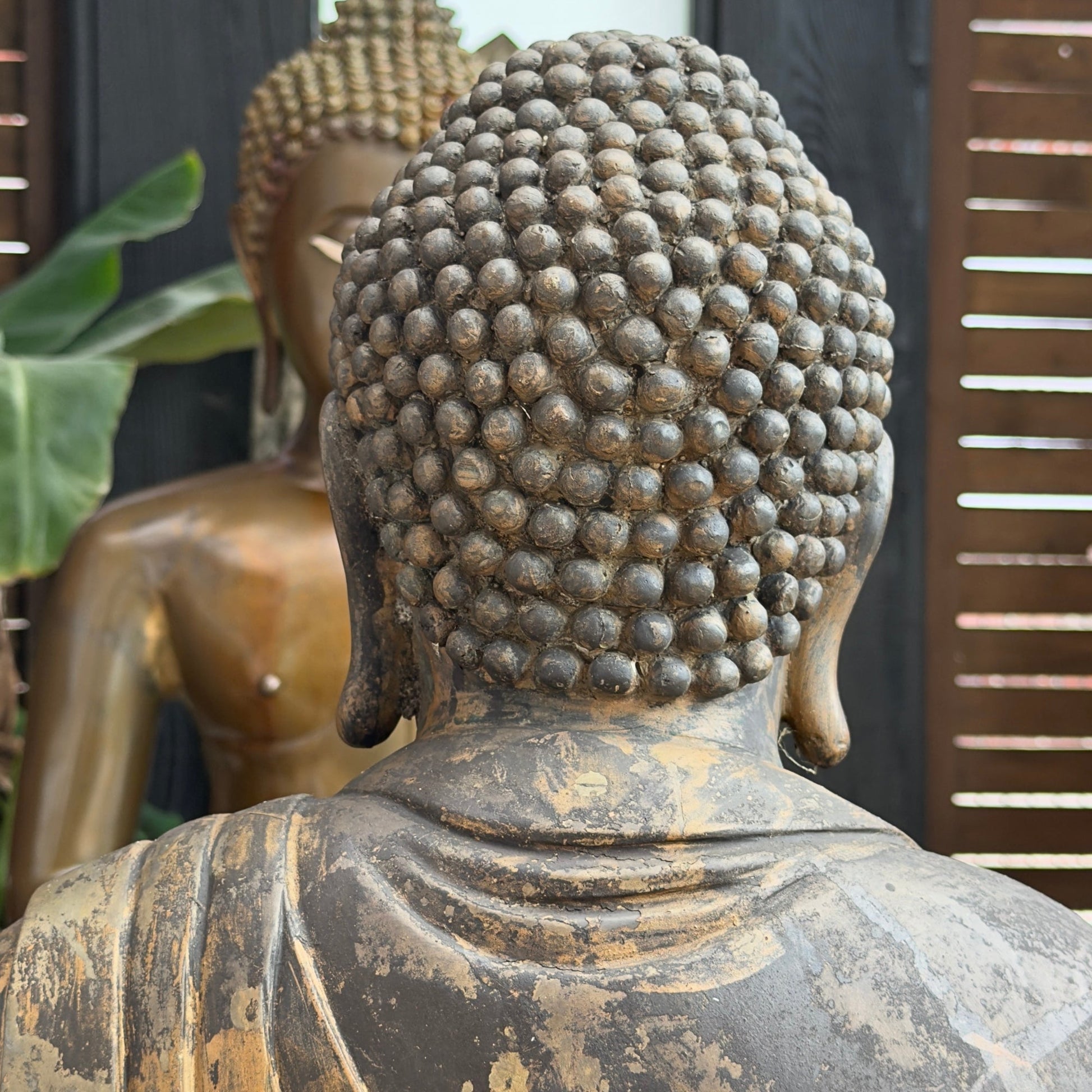 Antique Japanese seated Buddha in bronze, ca. 1900, catalogue view 05