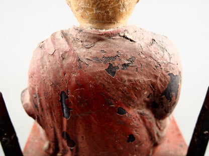 Antique Japanese Kobo Daishi in Zushi Shrine – Edo Attribution, 35 cm – additional catalogue detail L