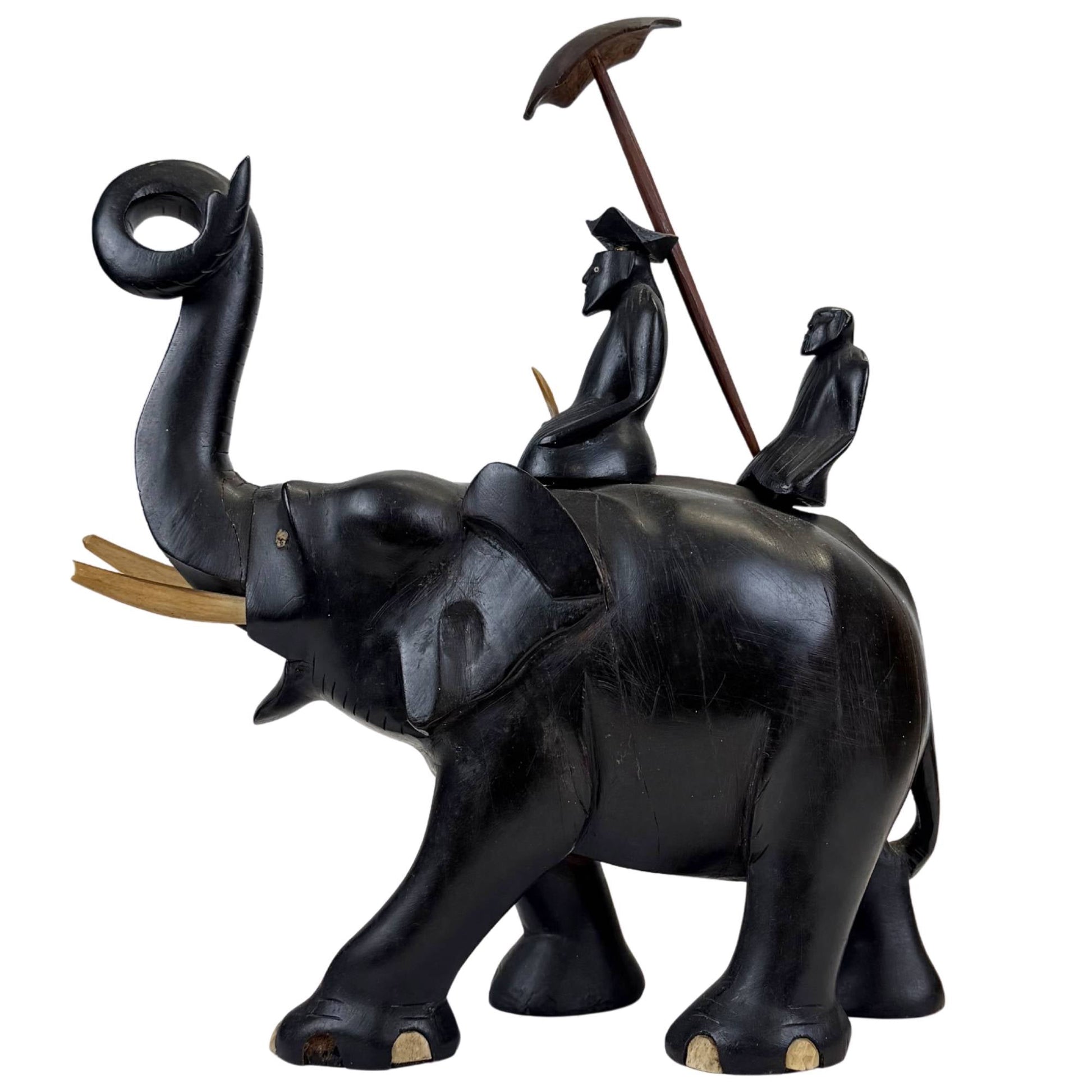 aziatisch erfgoed olifant slagtanden runderbeen inlay