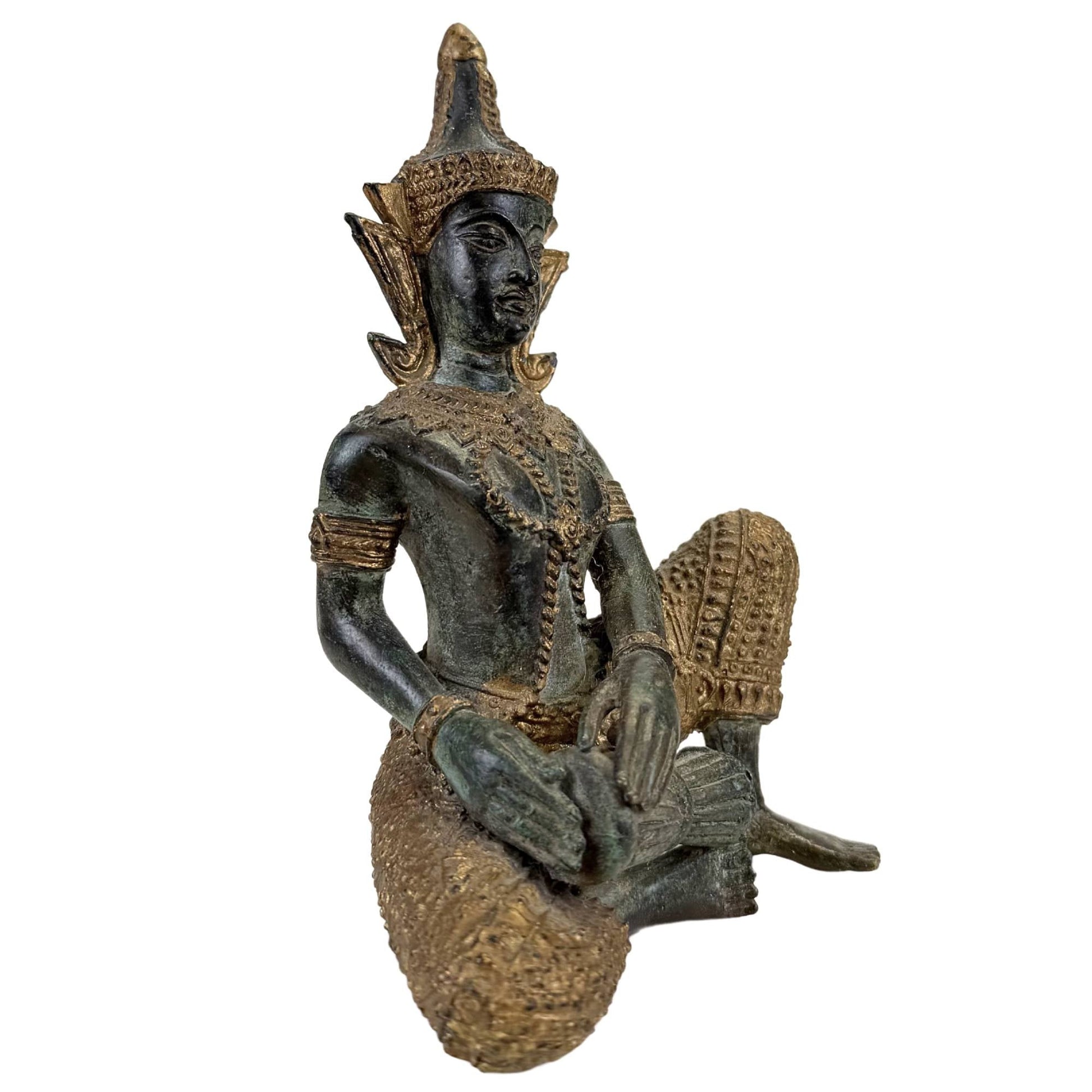aziatische kunstverzameling ensemble 4 figuren brons