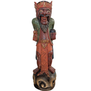 Balinese Polychrome Dvarapala (Tempelwachter)