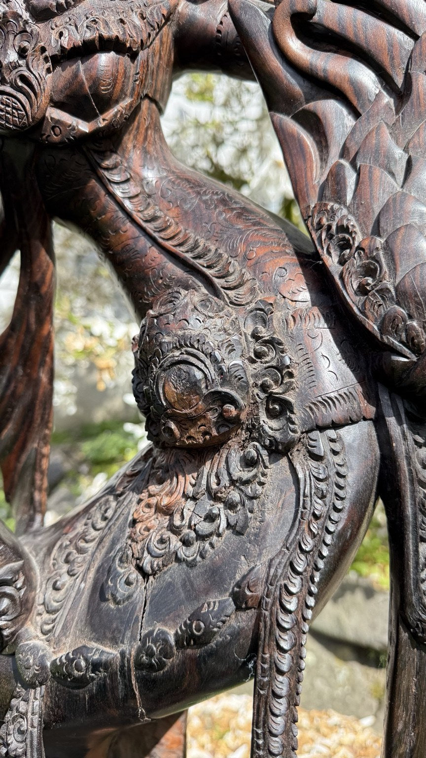 Groot Coromandel beeld 137 cm
