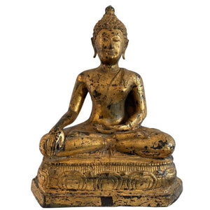 Birmaans Mandalay Boeddhabeeld in Brons met Originele Vergulding – Lot 159