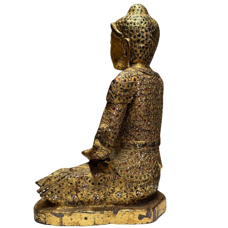 Birmaanse Boeddha voor meditatieplek, altaar, yogaruimte of betekenisvol interieur