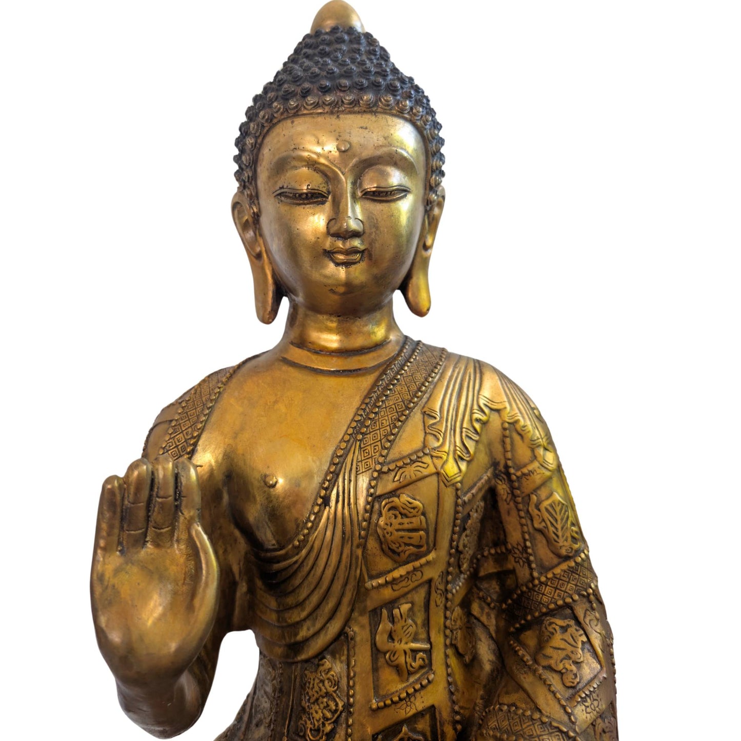 Boeddha beeld 44 cm hoog van brons kopen online 1stBuddha