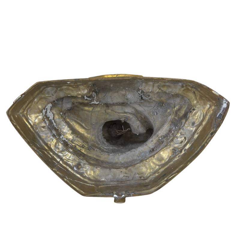 Indrukwekkend zwaar gegoten bronzen Boeddha met een gewicht van 7,2 kg.