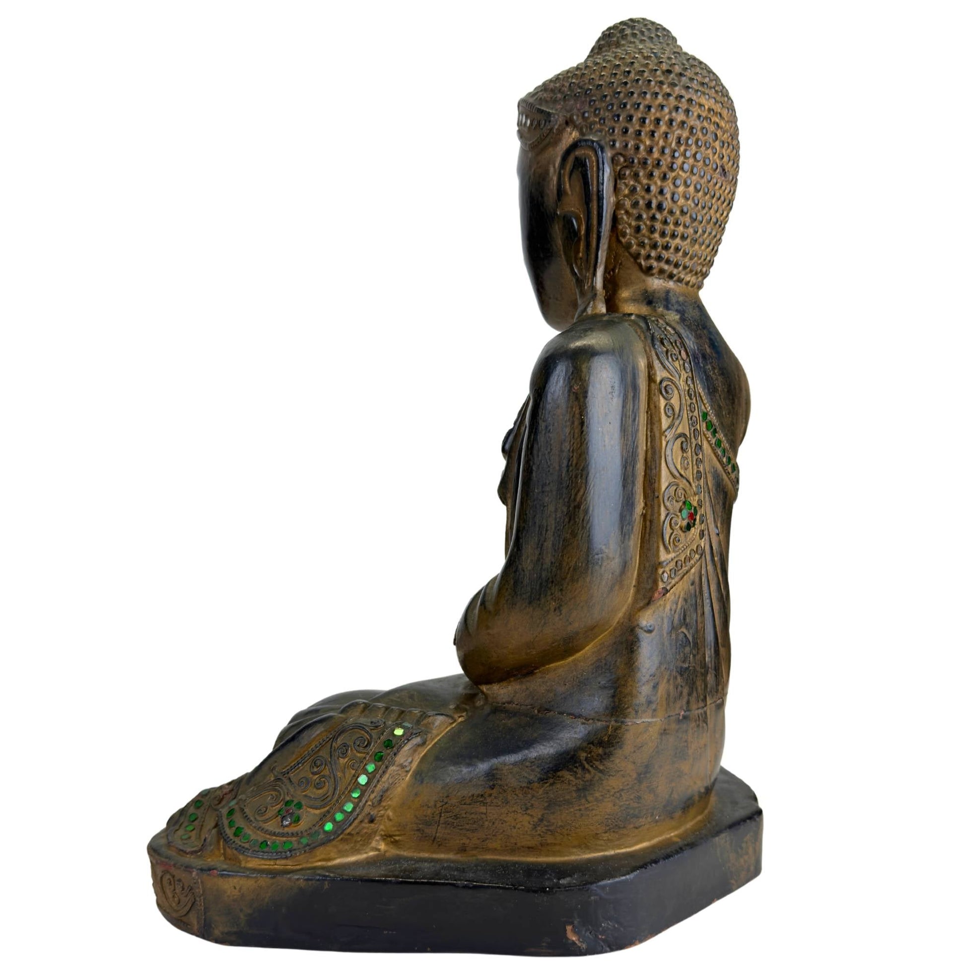 Boeddha in Bhumisparsha Mudra uit Myanmar