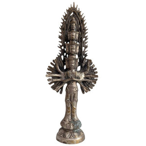 Chinese Guanyin (Avalokiteshvara) met duizend armen en meerdere hoofden – Qing-periode LOT 127
