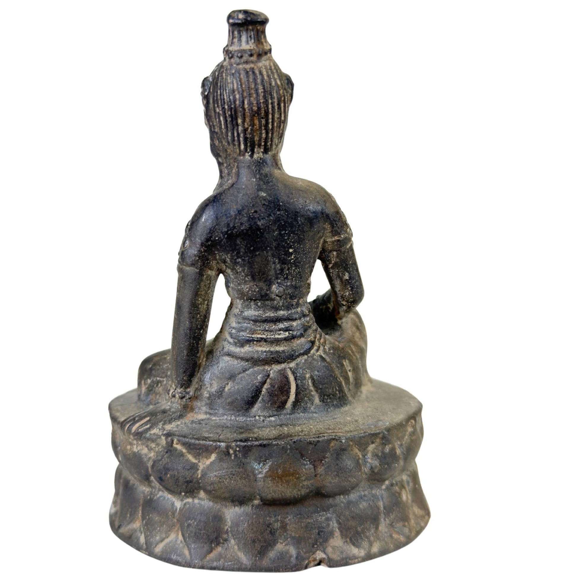 hand gebaar vasudhara beeld geven overvloed detail brons