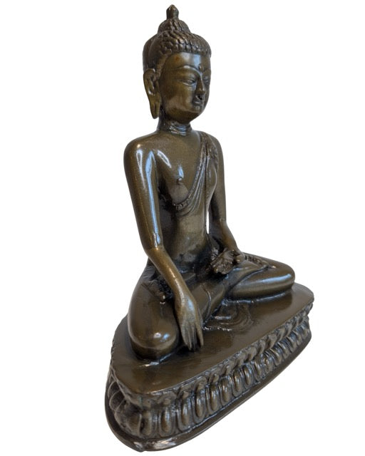 Nepalees bronzen Boeddhabeeld
