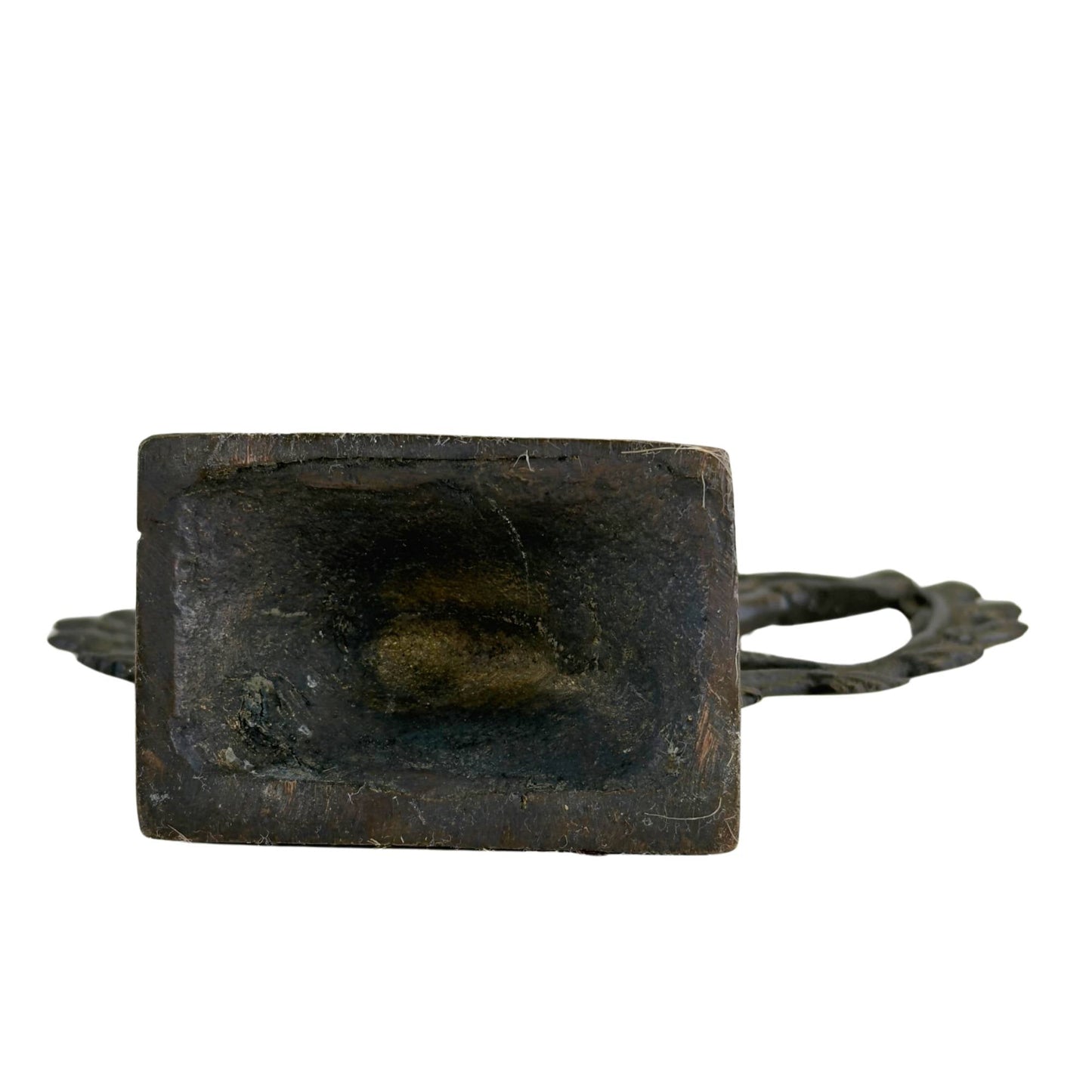 Bronzen Shiva beeldje met Apasmara onder de voet als symbool van overwonnen onwetendheid