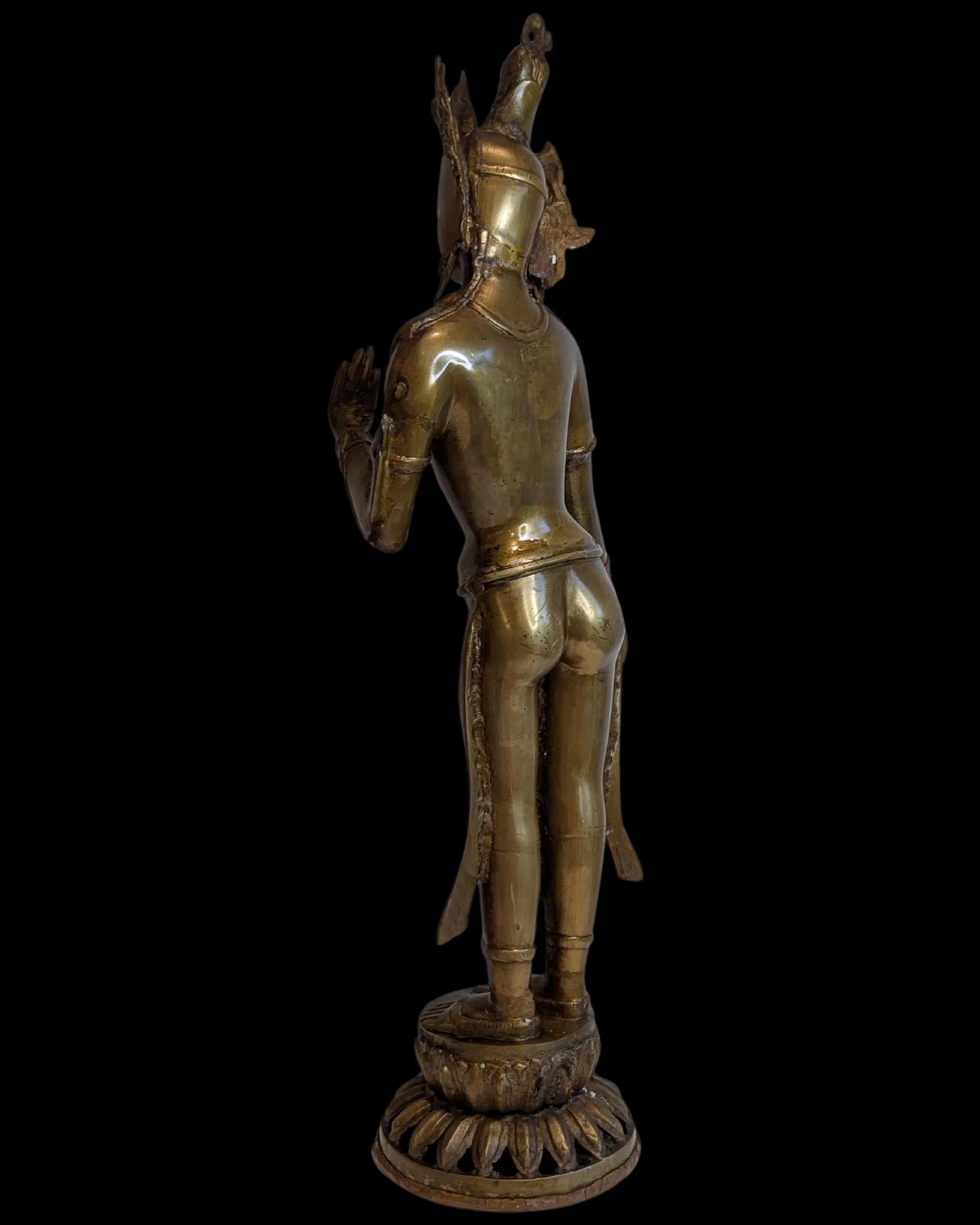 bronzen Tara beeld 78 cm Himalaya boeddhistische kunst groot formaat