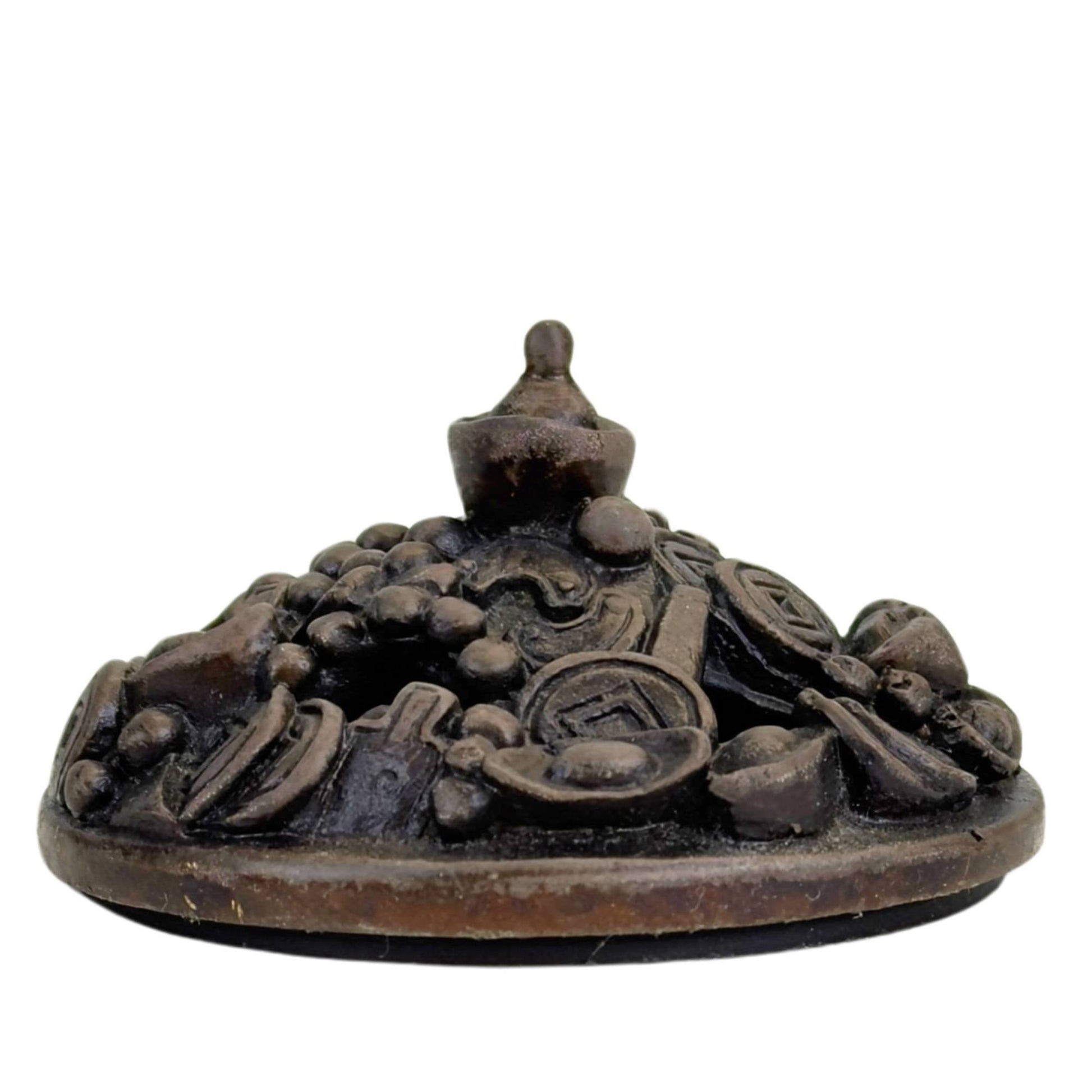 Chinese bronzen treasure basin voor Feng Shui en Aziatisch interieur